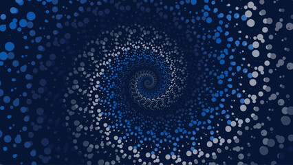 Abstract spiral net round vortex style background
