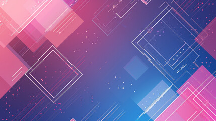 Pink and blue abstract background vector presentation design. PowerPoint and Business background.