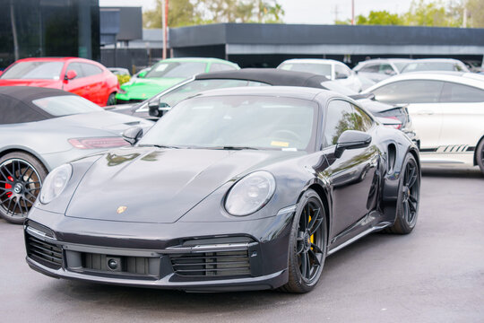 Stock photo 2024 Porsche turbo 911 carrera car