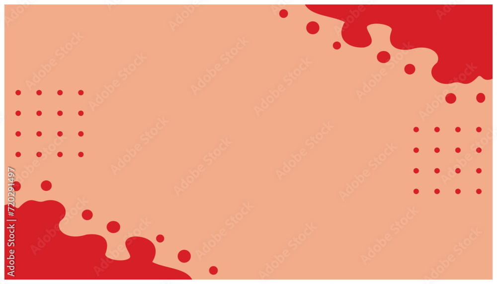 Poster abstract background with halftone dots in red colors. vector illustration for your design. vector il