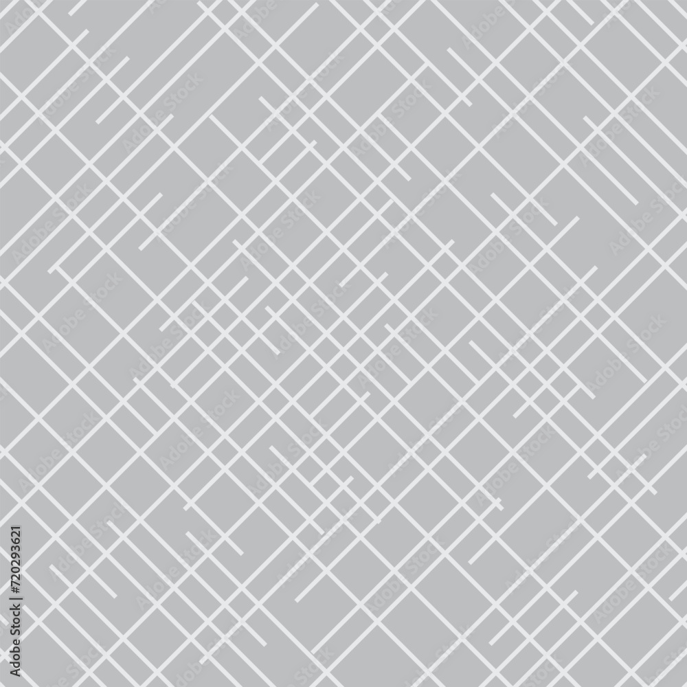 Aufkleber abstract seamless geometric grey diagonal cross line repeatable pattern on grey.