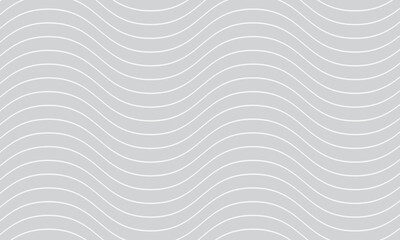 abstract repeatable horizontal white wave line pattern on grey.