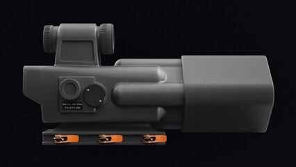 Prototype high-definition thermal weapon sight Delta 4x