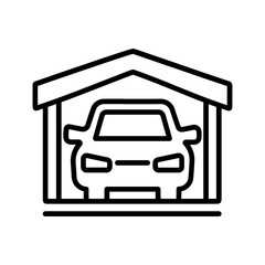 Garage Vector Icon