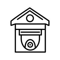 Security Camera Vector Icon