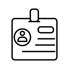 Identification Vector Icon