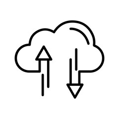 Cloud Storage Vector Icon