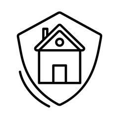 House Protection Vector Icon