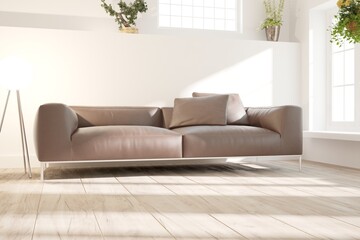 Modern interior design. 3D illustration