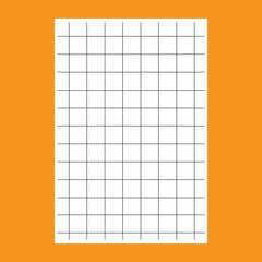 School notebook paper. Blank of note paper. Lined sheet. Notes list template. Notebook paper with lines isolated on background. Vector illustration. 11:11