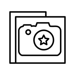 Star Photography Vector Icon