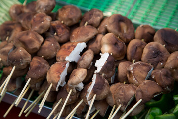 Various street foods in Taiwan, including fast snacks.