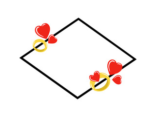 Frame Background Valentines Day Illustration
