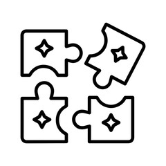 Puzzle Vector Icon