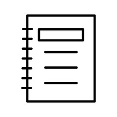 Notepad Vector Icon