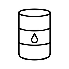 Oil Barrel Vector Icon