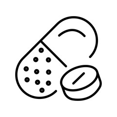 Pills Vector Icon