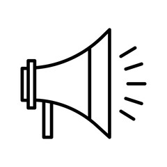 Loudspeaker Vector Icon 