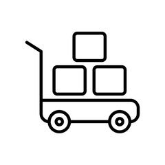 Pushcart Vector Icon 