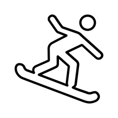 Snowboard Vector Icon