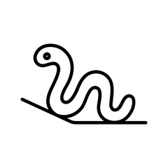 Worm Vector Icon
