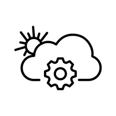 Forecast Vector Icon