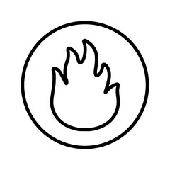 Fire Vector icon 