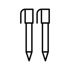 pen isolated Vector icon 