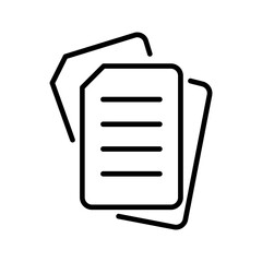 clipboard with document Vector icon 