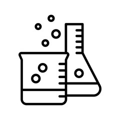 Flask Vector icon 