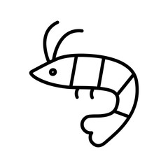 Shrimp Vector Icon