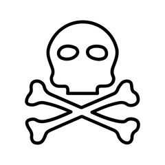 Pirate Skull I Vector Icon
