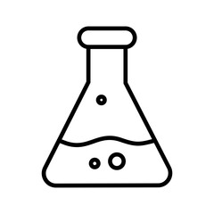 Flask Line Icon 
