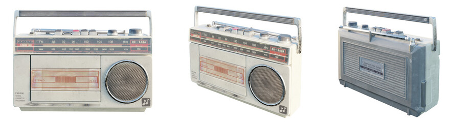 Radio Vintage cutout 4k png