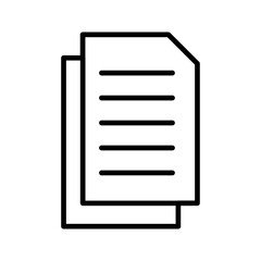 Document vector icon 