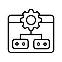 Project Features Vector icon 