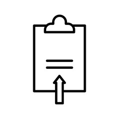 clipboard with paper