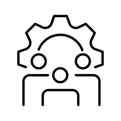 manage settings Vector icon 