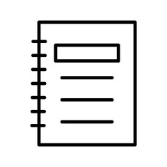 Notes Vector icon 