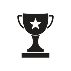trophy icon vector