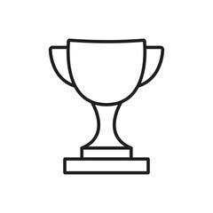 trophy icon vector