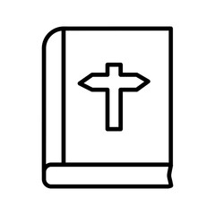 Obraz premium bible book icon 
