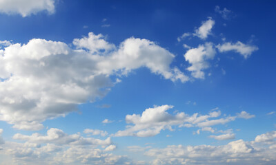 Obraz premium natural blue sky with clouds