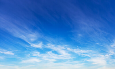 Naklejka na ściany i meble natural blue sky with clouds