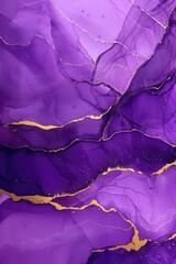 purple alcohol ink painting, color-gel abstract