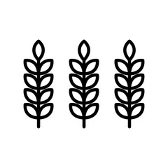 Wheat Vector Icon