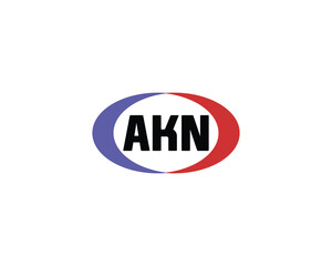 AKN logo design vector template
