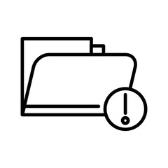 Vulnerable Folder Vector Icon