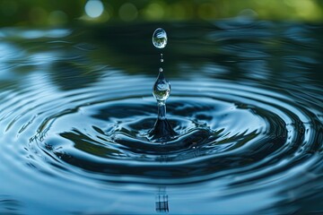 Fototapeta na wymiar close-up photograph of drop of water