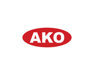 AKO logo design vector template